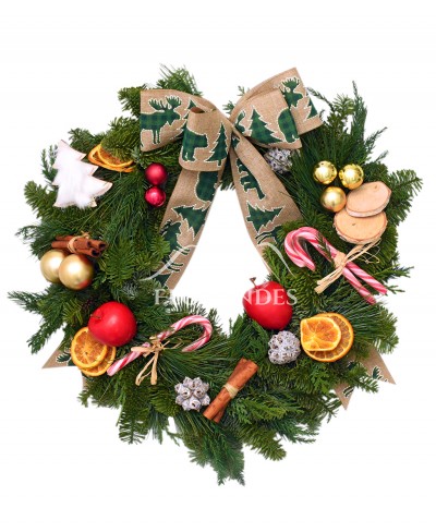 Coronita de iarna cu funda